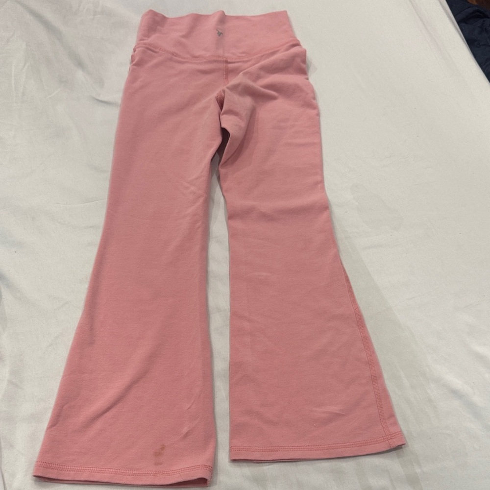Old Navy Pink Kids Flared Leggings